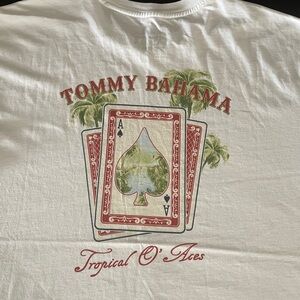 NWT. Tommy Bahama Tropical Playing Cards Tee. Relax series.